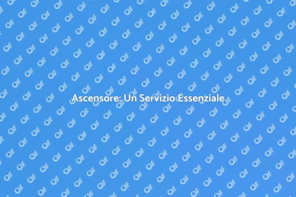 L'Essenziale Impianto dell'Ascensore