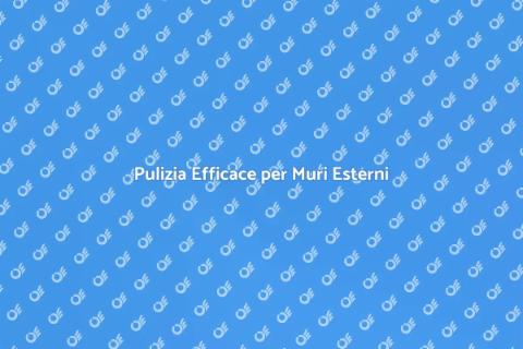 Lavaggio a Pressione per Muri Esterni