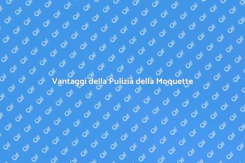 Pulizia Professionale della Moquette