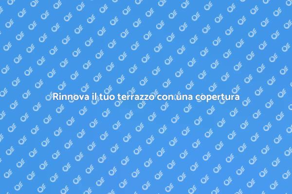 Trasforma il tuo terrazzo con una copertura
