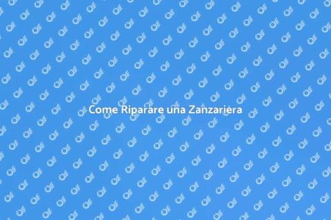 Riparare una Zanzariera in Estate