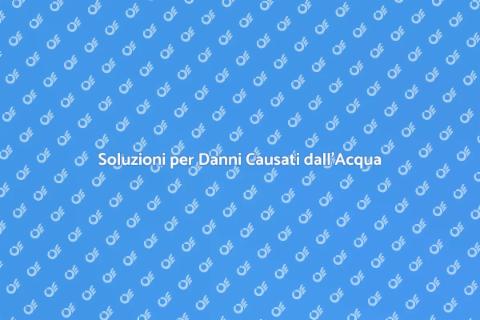 Riparare Danni Acqua in Casa
