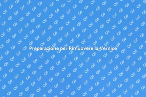 Rimozione Vernice: Preparazione Essenziale