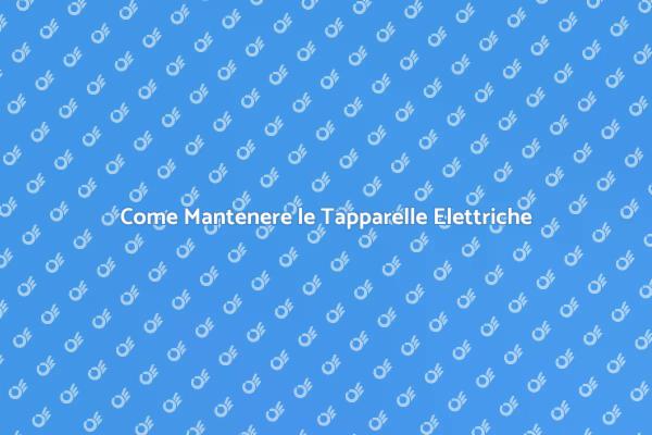 Manutenzione e Riparazione Tapparelle