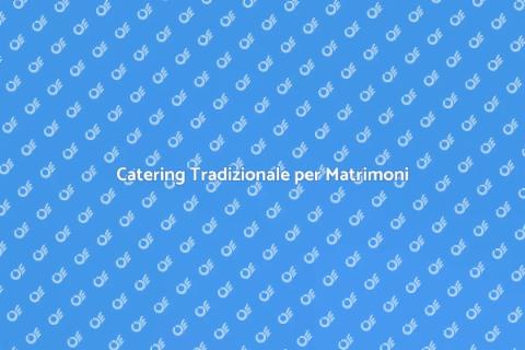 Servizio Food Beverage per Matrimoni