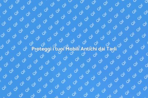 Prevenire l'infestazione dei tarli