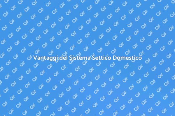 Vantaggi del Sistema Settico in Casa