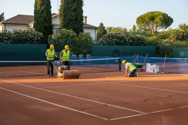 Quanto costa riparare un campo da tennis?