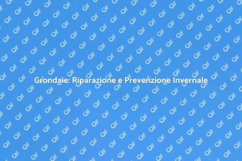 Riparare Grondaia Danneggiata Ghiaccio