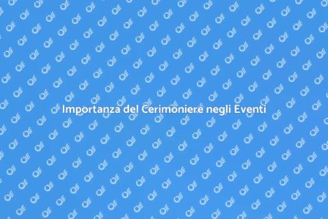 Cerimoniere per Eventi Formali