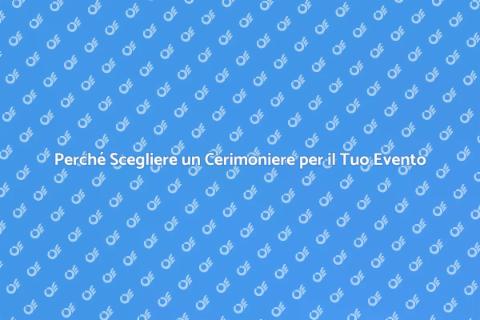 Cerimoniere: Chiave per un Evento Formale
