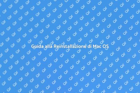 Formattare e Reinstallare Mac OS