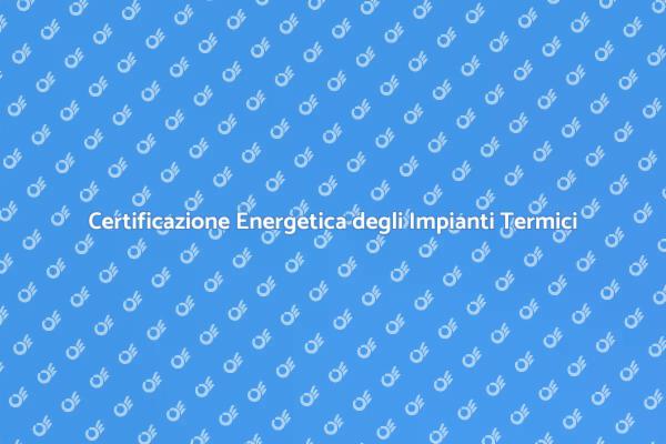 Efficienza Energetica e Controllo Tecnico