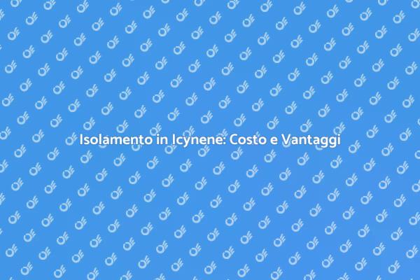 Isolamento in Icynene: Efficienza e Comfort