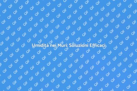Controllo Umidità Muri Interni