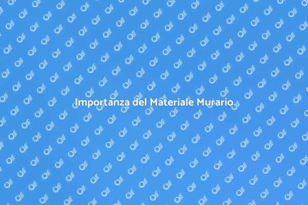Materiale Murario: Guida alle Ristrutturazioni