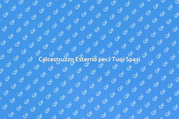 Ristruttura con Calcestruzzo Esterno
