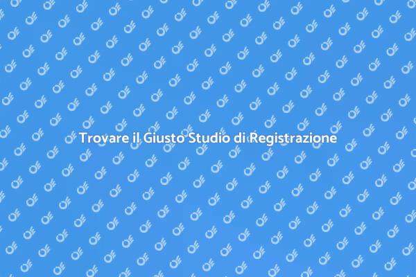 Scegliere uno Studio di Registrazione