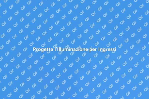Illumina il Tuo Ingresso con Stile