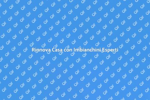 Imbianchini per Interni: Rinnova Casa