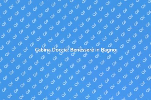 Installare Cabina Doccia con Aria