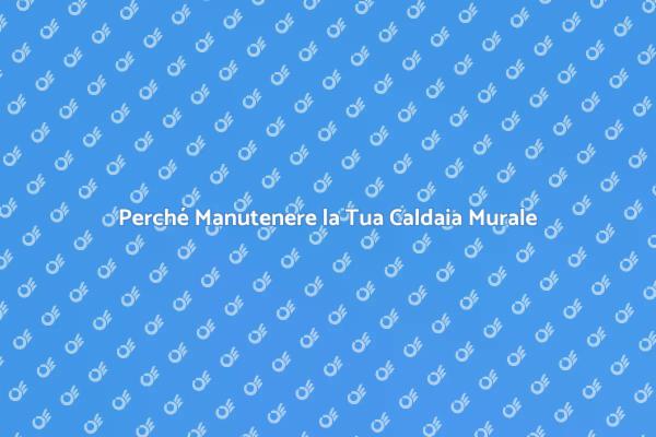 Caldaia Murale: Manutenzione Necessaria