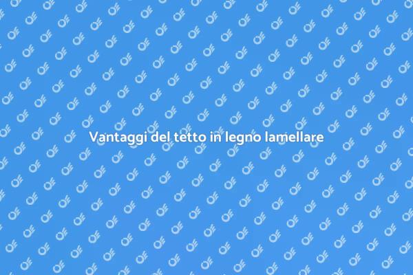 Eleganza e funzionalità del legno lamellare
