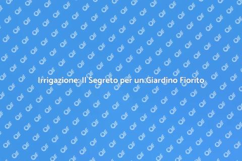 Dispositivo di Irrigazione Efficace