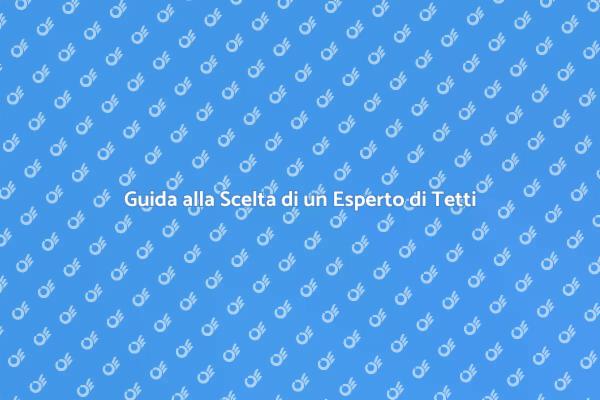 Scegliere il Giusto Professionista di Tetti