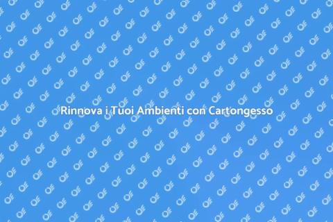 Montaggio Cartongesso con Decorazioni