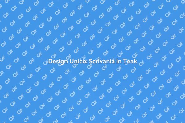 Scrivania Teak: Design e Funzionalità