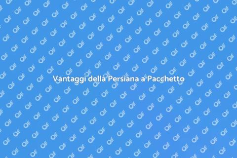 Persiana a Pacchetto in Alluminio e Vetro