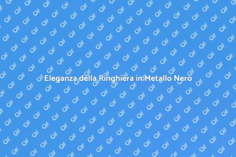 Ringhiera in Metallo Nero per Esterni