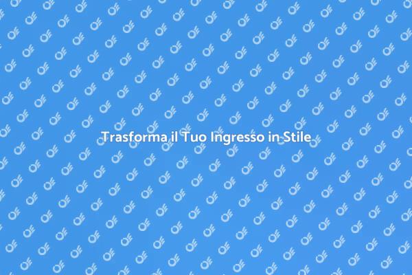 Ingresso: Stile e Funzionalità Unici
