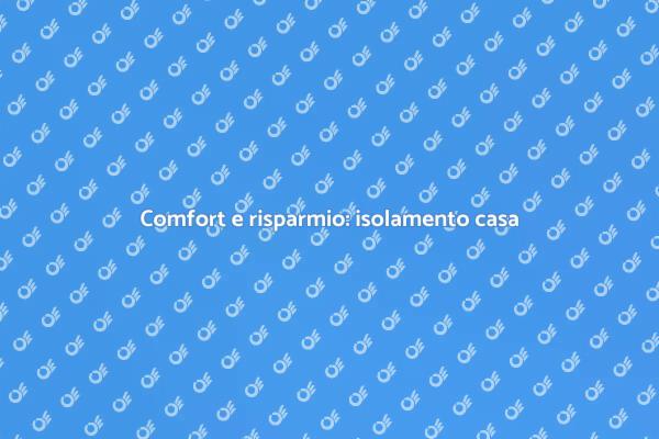 Efficienza energetica con isolamento casa