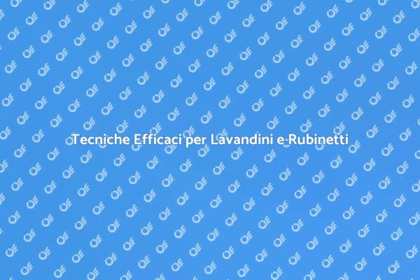 Servizi di Riparazione per Lavandini