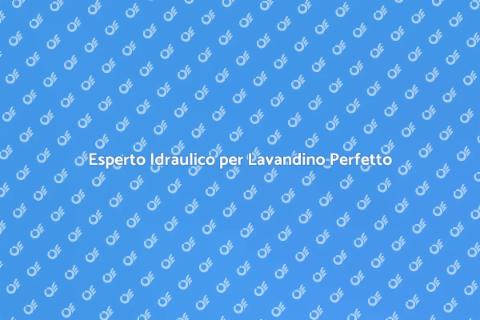 Idraulico per Riparare il Lavandino