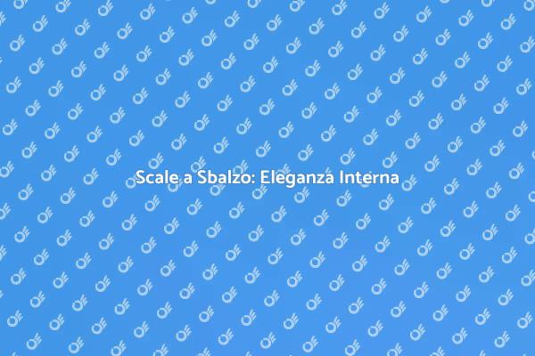 Scale a Sbalzo: Un Design Moderno