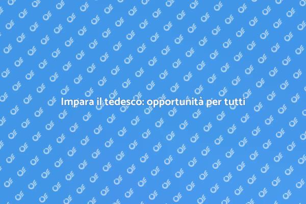 Comunica in tedesco: lezioni utili