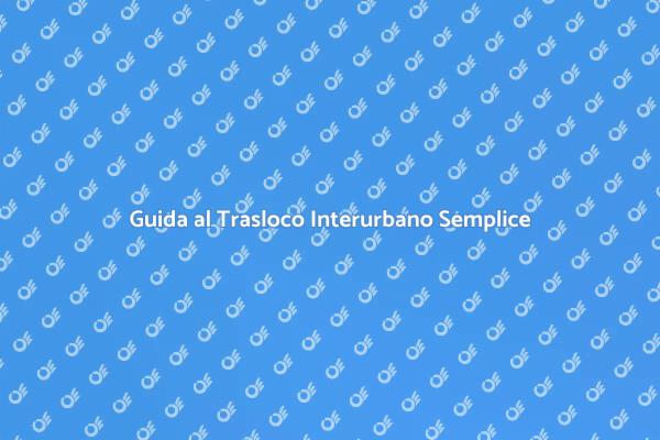 Trasloco Interurbano: Semplifica il Tuo Viaggio
