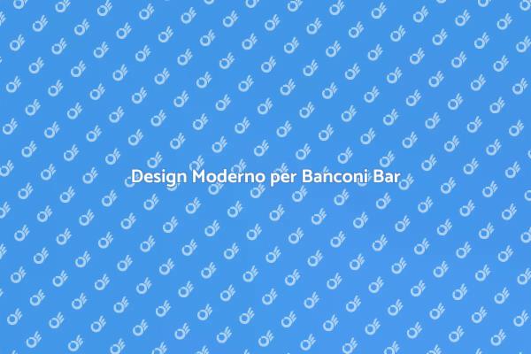 Ristruttura con un Bancone Bar Moderno