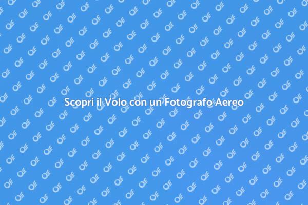 Vola Alto: Esperienza Fotografica Unica