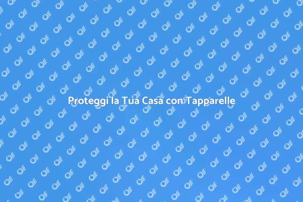 Installazione Tapparelle: Sicurezza Prima di Tutto