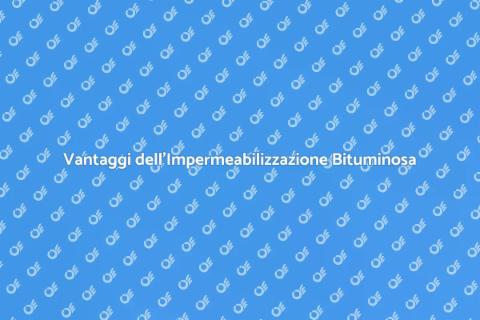 Posa Impermeabilizzazione Bituminosa