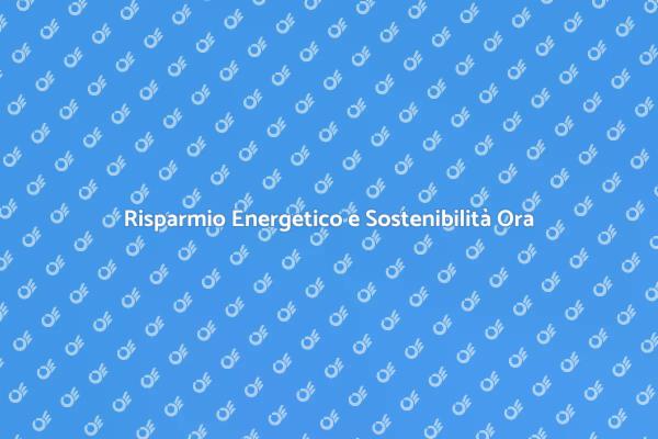 Efficienza Energetica: Un Futuro Sostenibile
