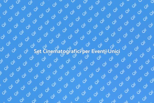 Trasforma il Tuo Evento con Set Cinematografici