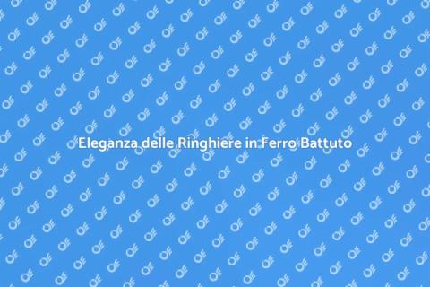 Ringhiere in Ferro Battuto per Balconi