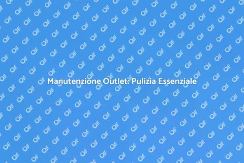 Pulizia Spazi Pubblici Outlet