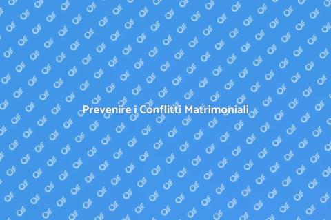 Consulenza Matrimoniale Preventiva