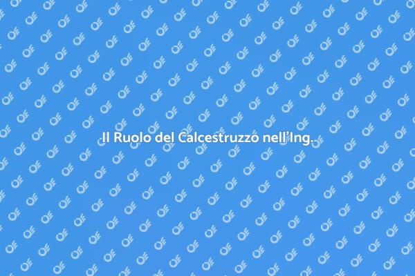 Calcestruzzo: Essenziale per Costruzioni